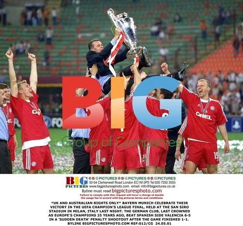 Bayern Munich UEFA Champion's League Winners