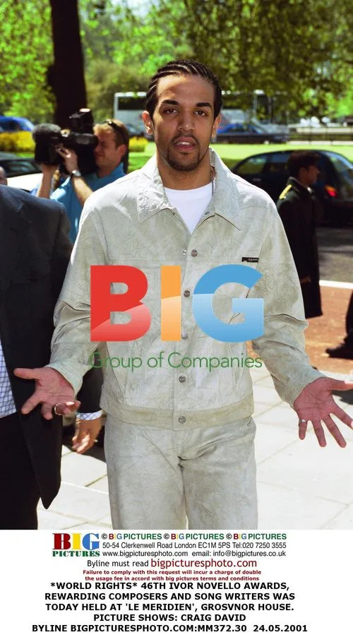Craig David at 46th Ivor Novello Awards