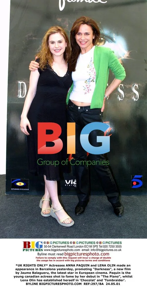 Anna Paquin and Lena Olin at "Darkness" Promo