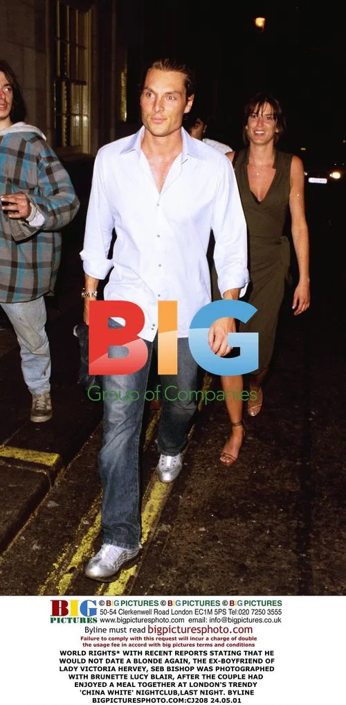 Seb Bishop Seen with Brunette Lucy Blair