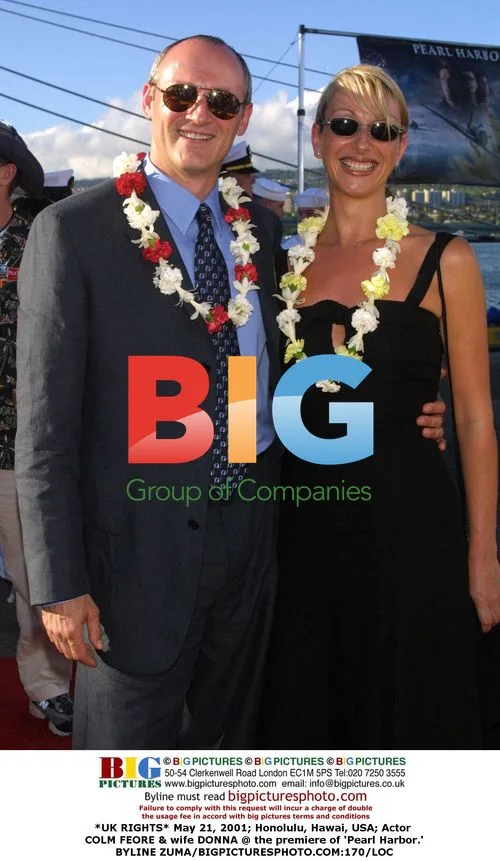 Colm Feore & wife Donna at 'Pearl Harbor' premiere