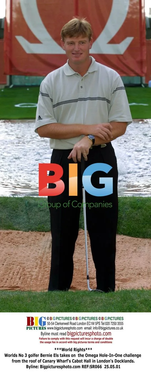 Golfer Bernie Els on Omega Hole-In-One challenge