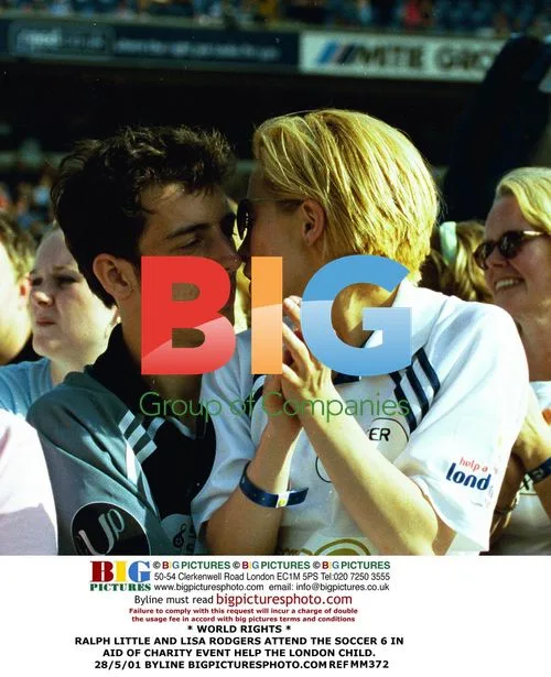 Ralph Little and Lisa Rodgers attend Soccer 6 charity event