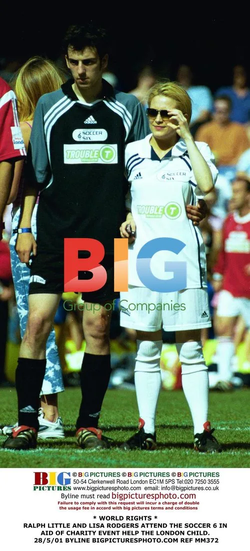 Ralph Little and Lisa Rodgers at Soccer 6 Charity Event