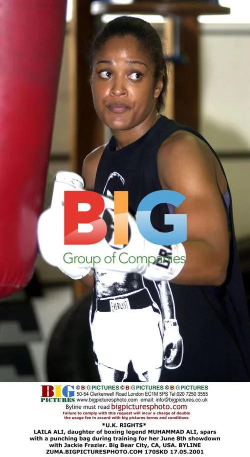 Laila Ali training for June 8th fight