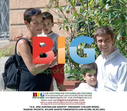 Pregnant Italian model Nadege Incinta