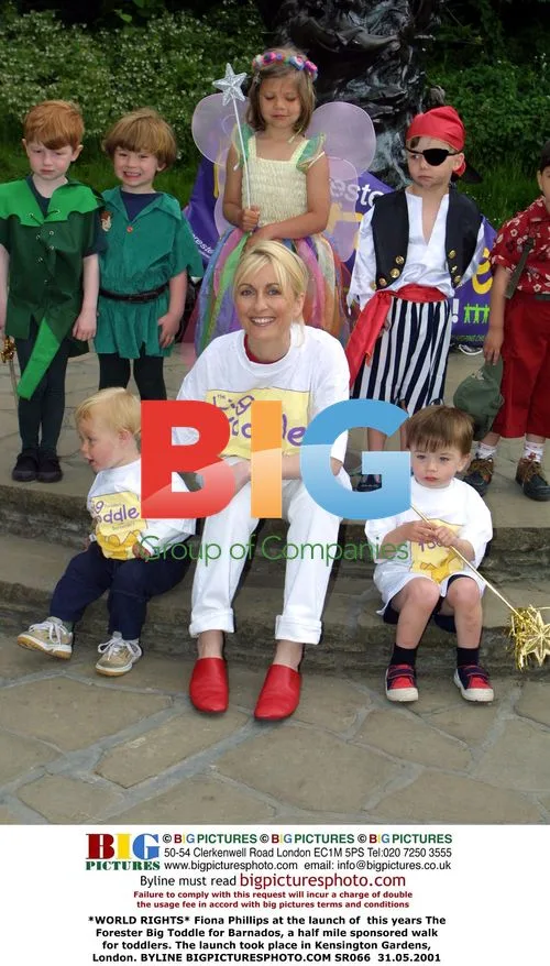 Fiona Phillips at Forester Big Toddle launch