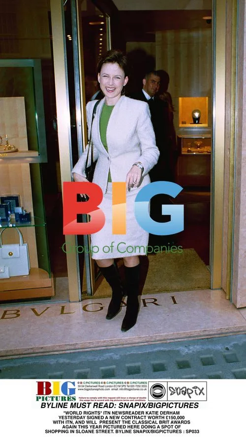 ITN Newsreader Katie Derham on Sloane Street