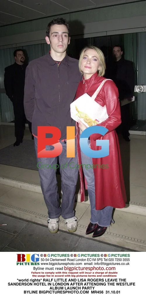 Ralf Little and Lisa Rogers at Westlife Album Launch