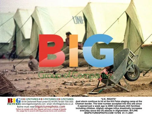 Afghan refugees at Kili Faizo camp