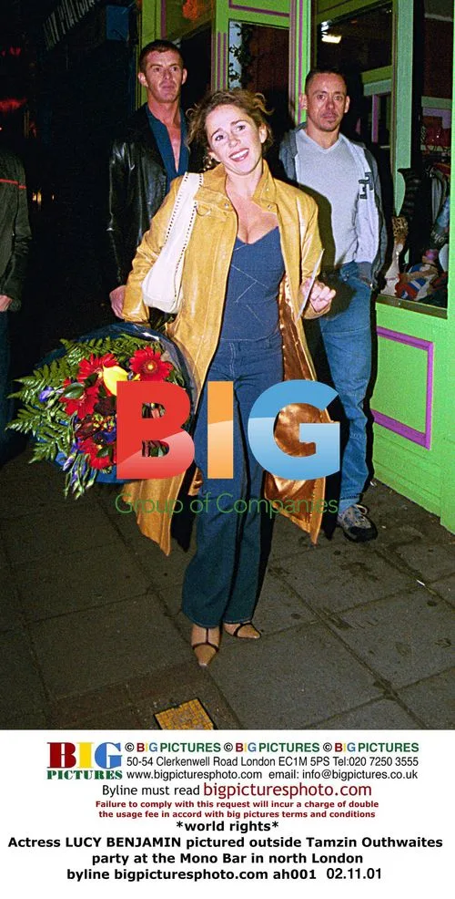 Actress LUCY BENJAMIN at Tamzin Outhwaite's party