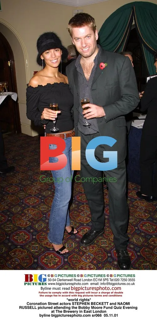 Coronation Street Actors at Bobby Moore Fund Quiz