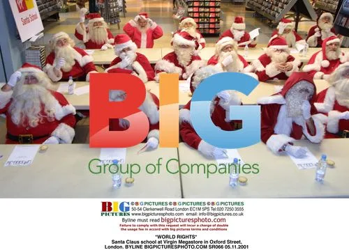 Santa Claus school at Virgin Megastore in London