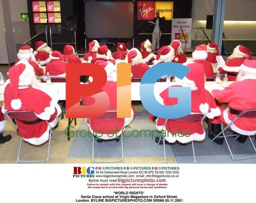 Santa Claus school at Virgin Megastore, London