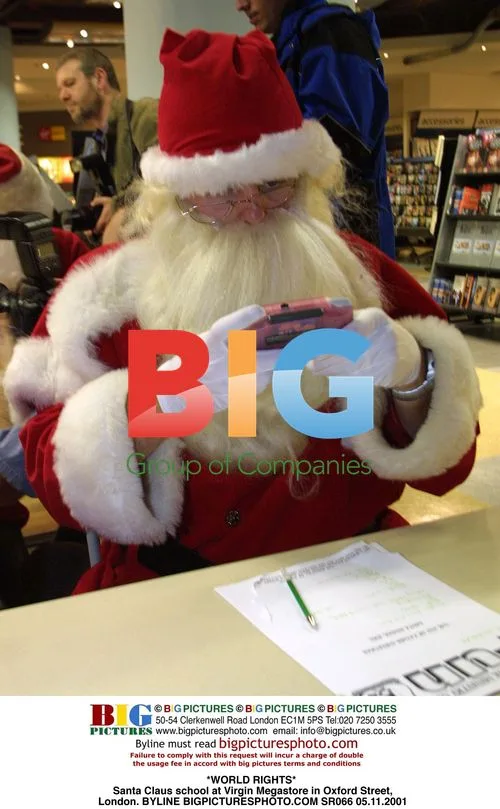 Santa Claus school at Virgin Megastore