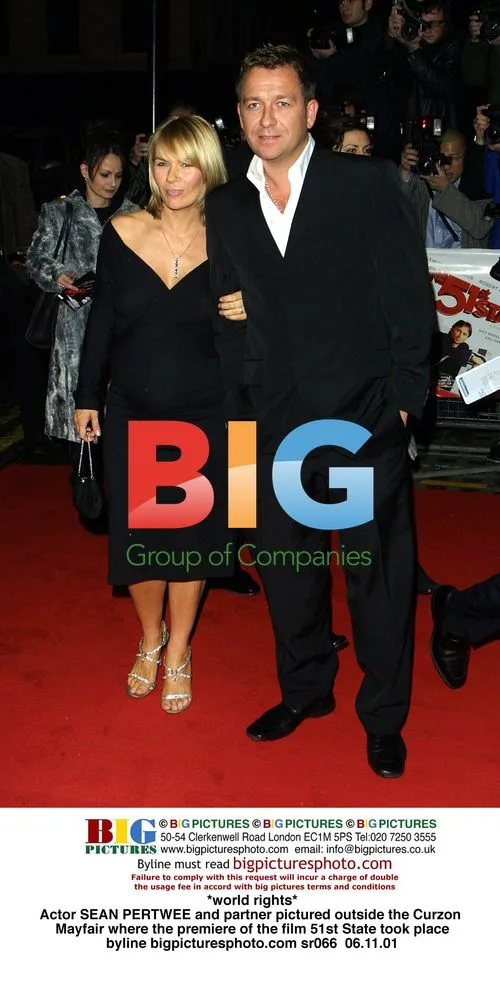 Sean Pertwee and partner at 51st State premiere