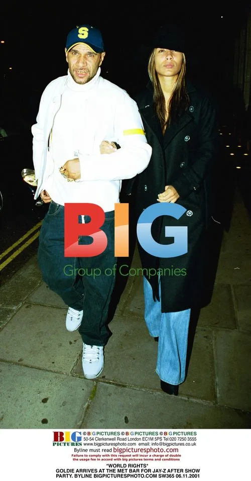 Goldie Arrives at Jay-Z After Show Party