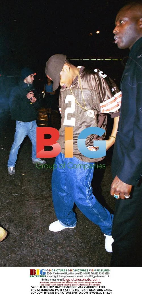 JAY Z arrives for Met Bar aftershow party