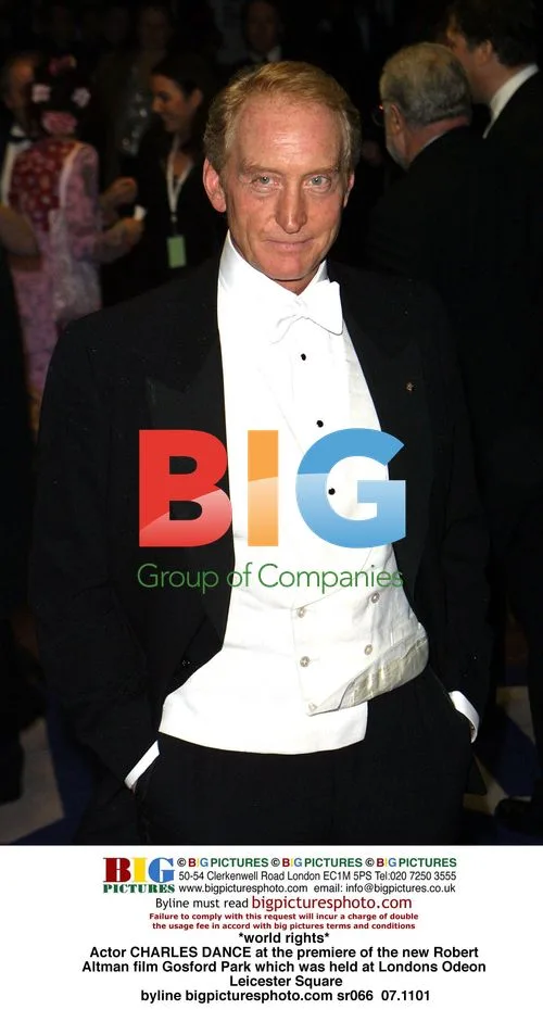 Charles Dance at Gosford Park Premiere