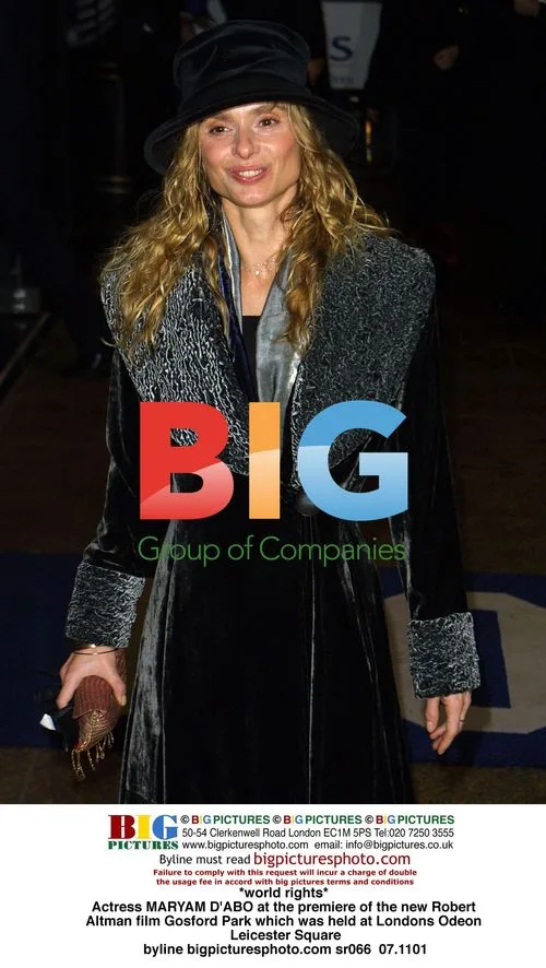 Maryam D'Abo at Gosford Park Premiere