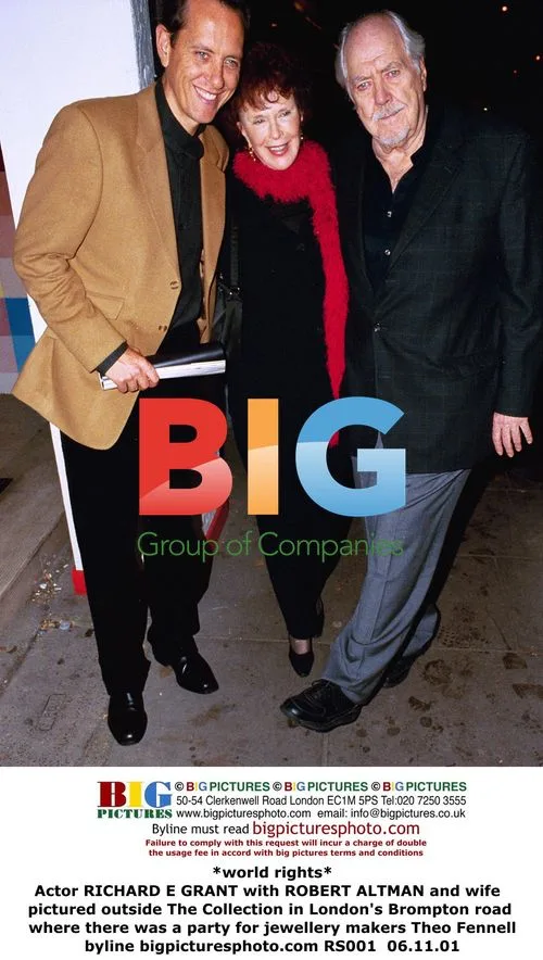 Richard E. Grant with Robert Altman at Theo Fennell party
