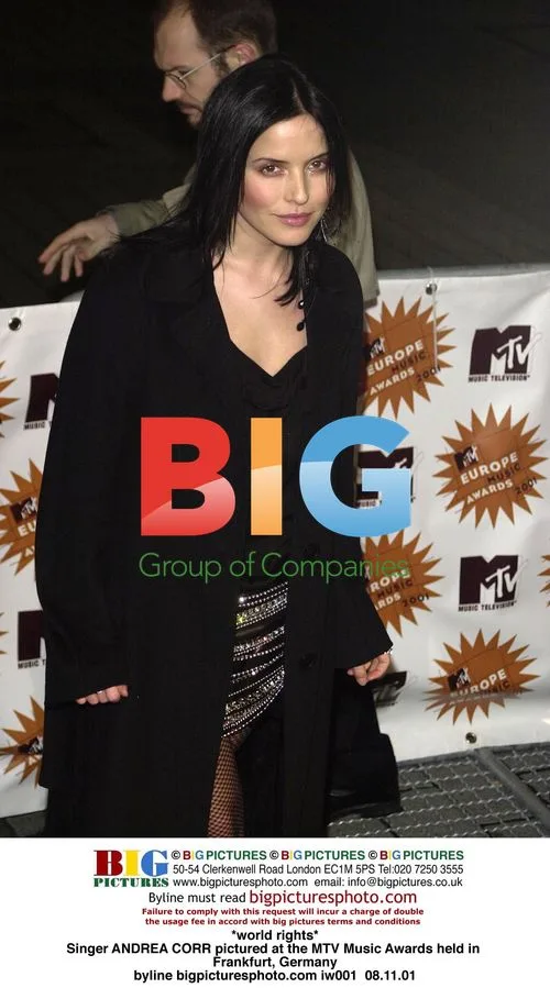 Singer Andrea Corr at MTV Music Awards in Frankfurt