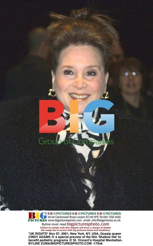 Cindy Adams at 'Shallow Hal' Preview