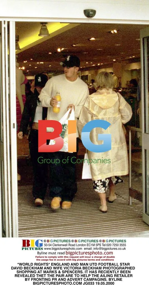 Beckhams Shopping at Marks & Spencer