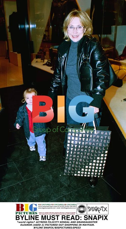 Felicity Kendal and Granddaughter Out Shopping