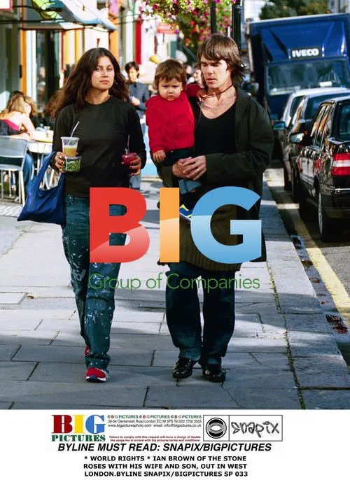 Ian Brown of The Stone Roses with Family