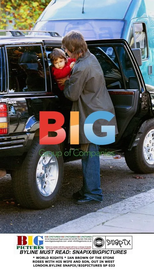 Ian Brown with Family in West London
