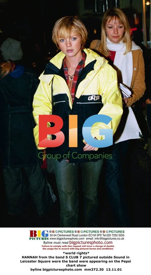 HANNAH from S CLUB 7 at Pepsi chart show