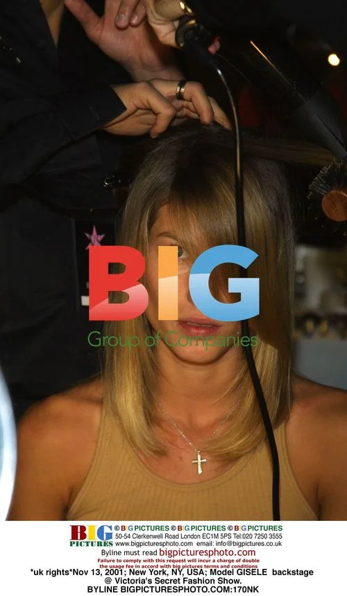 Gisele Backstage at Victoria's Secret Fashion Show