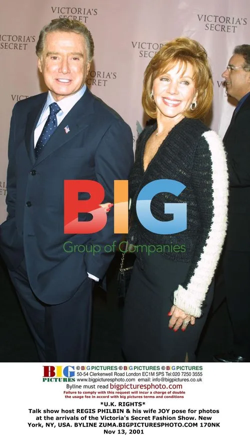 Regis Philbin & wife Joy at Victoria's Secret show