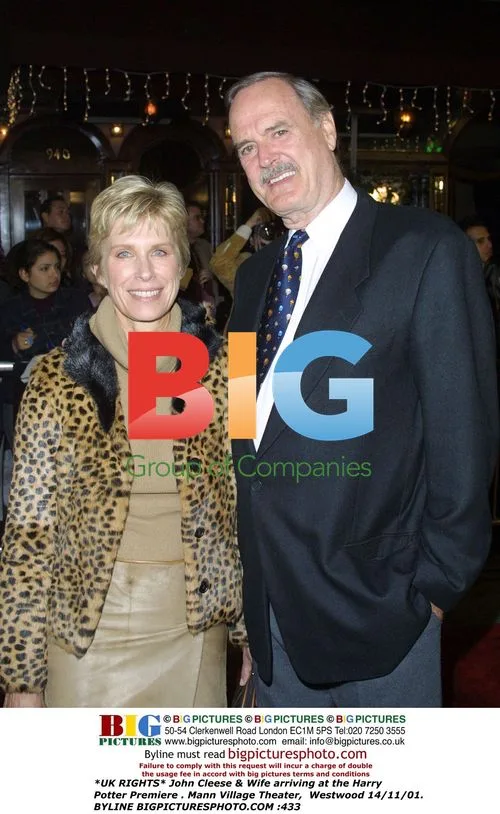 John Cleese & Wife at Harry Potter Premiere