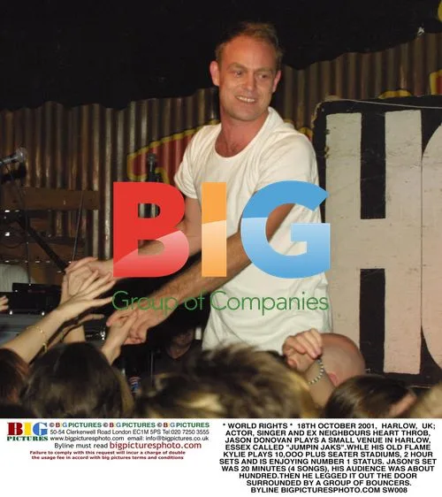 Jason Donovan Performs at Jumpin' Jaks Club