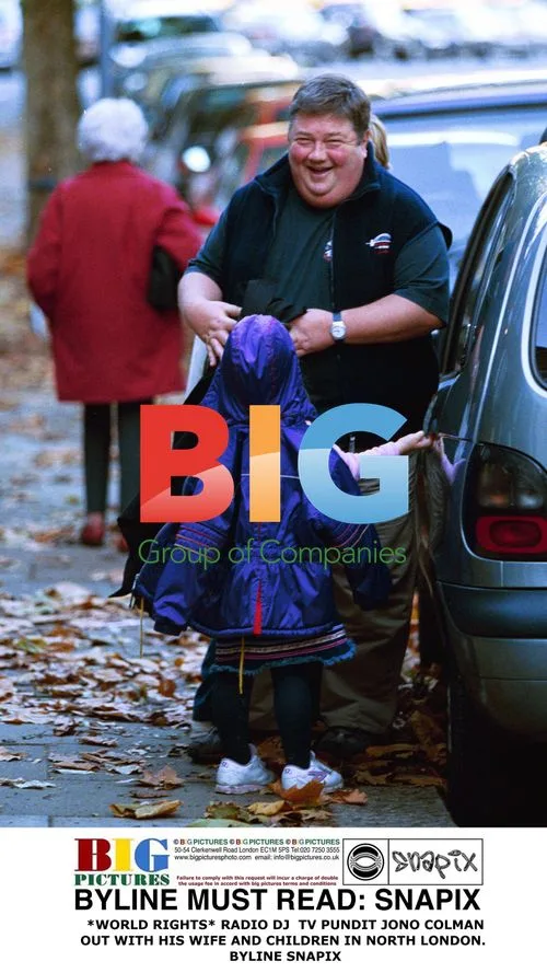 RADIO DJ JONO COLMAN OUT WITH FAMILY IN NORTH LONDON
