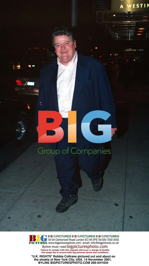 Actor Robbie Coltrane in NYC
