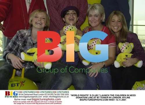 S Club 7 Launch Children in Need Donation Line