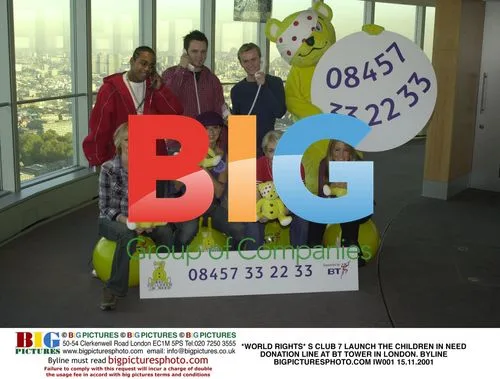 S Club 7 Launch Children in Need Donation Line