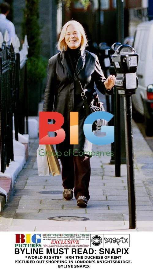 Duchess of Kent out shopping in London