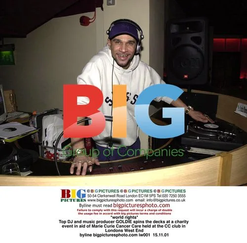 GOLDIE Spins Decks for Marie Curie Charity