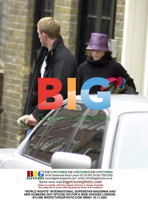 Madonna and Guy Ritchie ride in London