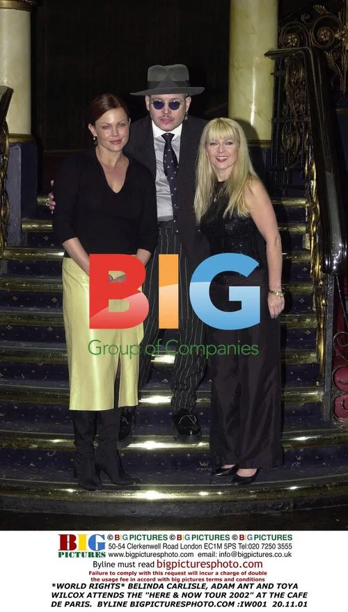 Belinda Carlisle, Adam Ant, and Toya Wilcox at Tour Event
