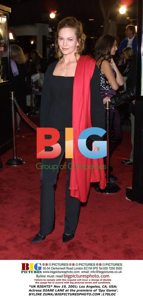 Diane Lane at 'Spy Game' Premiere