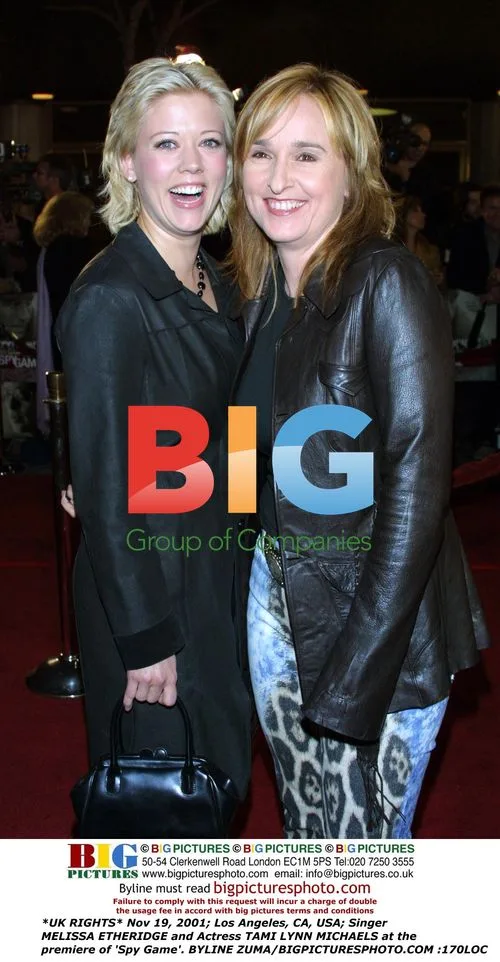 Melissa Etheridge and Tami Lynn Michaels at 'Spy Game' premiere