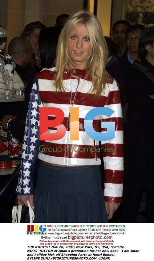 Nikki Hilton at Iman Book Party