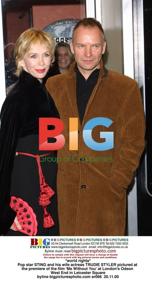 Sting and Trudie Styler at 'Me Without You' Premiere
