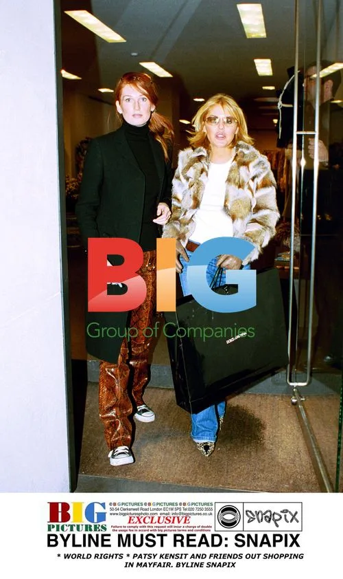 Patsy Kensit and Friends Shopping in Mayfair