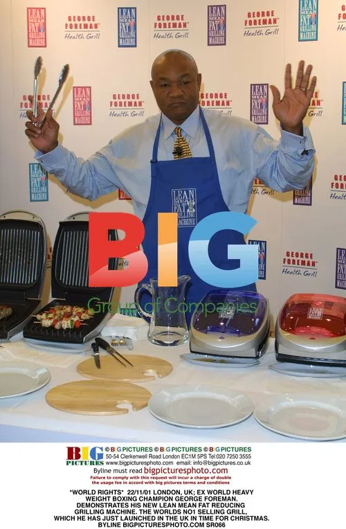 George Foreman Demonstrates His Grill